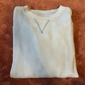 Aerie waffle knit sweatshirt, size XS